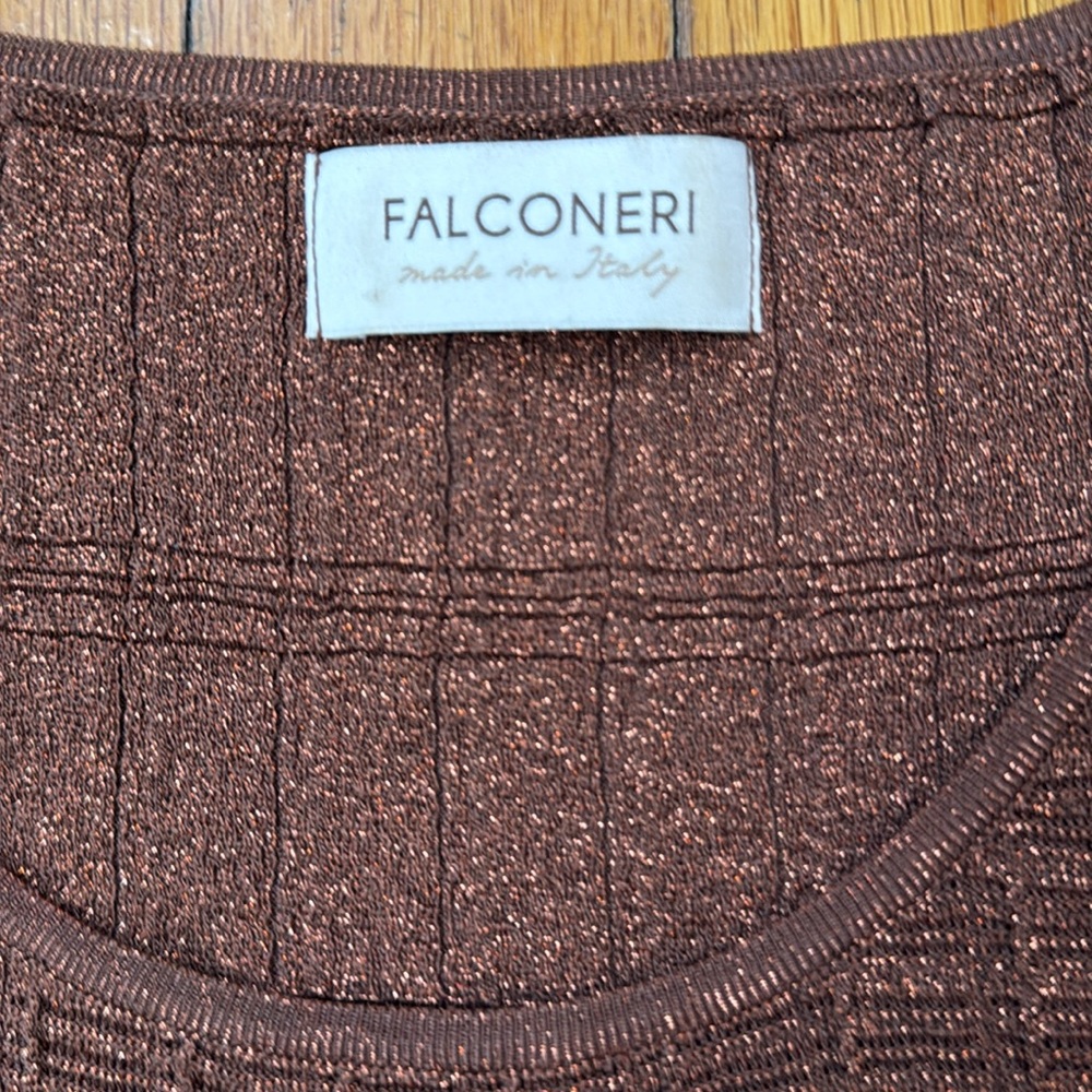 Stunning Metallic Knit Set by Italian Brand Falconeri - Medium - Picture 11 of 15
